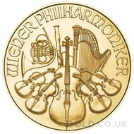 Gold Philharmonic Half Ounce Coin (2023)