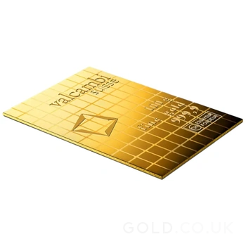 100 x 1g Gold Bar Valcambi CombiBar