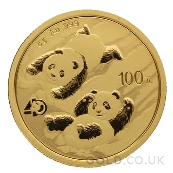 2022 8g Chinese Panda Gold Coin