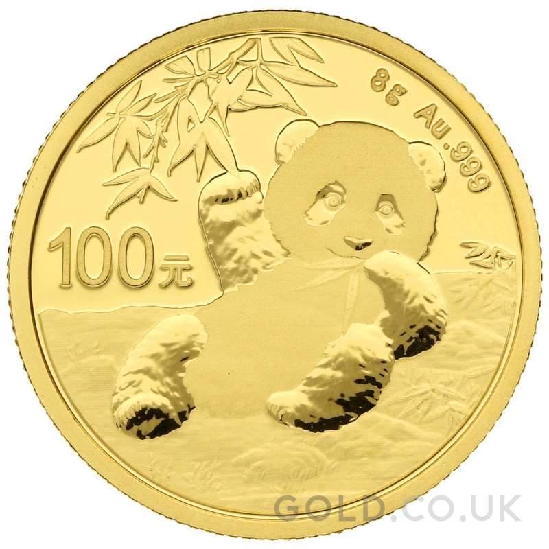 2020 8g Chinese Panda Gold Coin