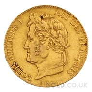 20 French Francs - Louis-Philippe Laureate Head - A (1847)