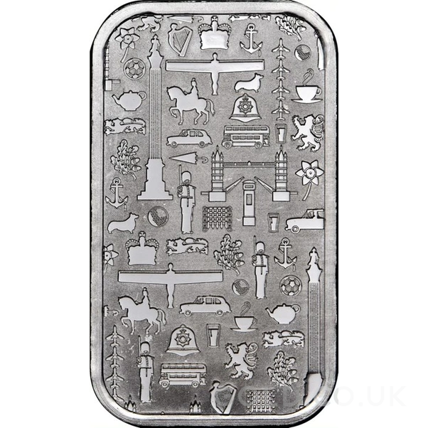 1oz Silver Bar JBR Minted