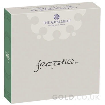 2023 JRR Tolkien Silver £2 Piedfort Proof Coin Boxed