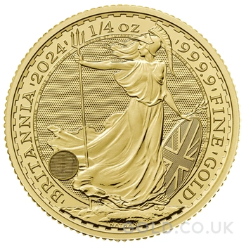 Monster Box of 500 2024 1/4oz Britannia Gold Coins