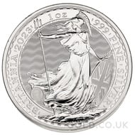 Queen Elizabeth II Britannia One Ounce Silver Coin (2023)
