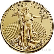 Half Ounce American Eagle Gold Coin (2020)