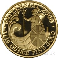 2008 Tenth Ounce Proof Britannia