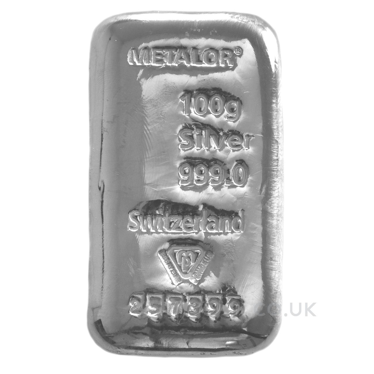 100g Silver Bar Metalor