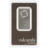 1oz Valcambi Platinum Bar