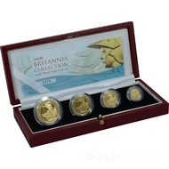 Proof Gold Britannia 4-Coin Box Set (2006)