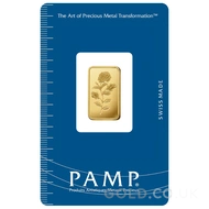 5g PAMP Rosa Gold bar