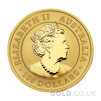 2021 1oz Australian Kangaroo Gold Nugget Coin