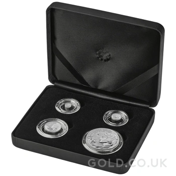 2024 Britannia Fractional Silver Reverse Proof Frosted Set Boxed