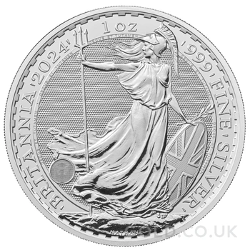2024 1oz Silver King Charles III Britannia Coin Gift Boxed