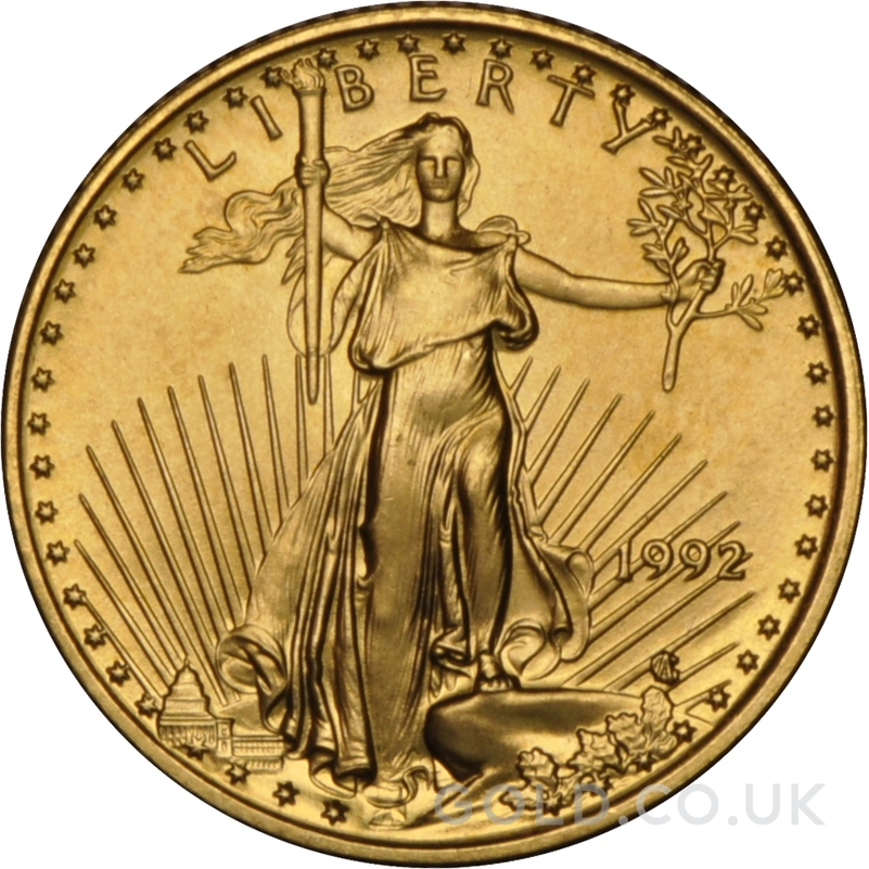 1992 1/10oz American Eagle Gold Coin
