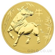 Gold Perth Mint Year of the Ox 2oz (2021)
