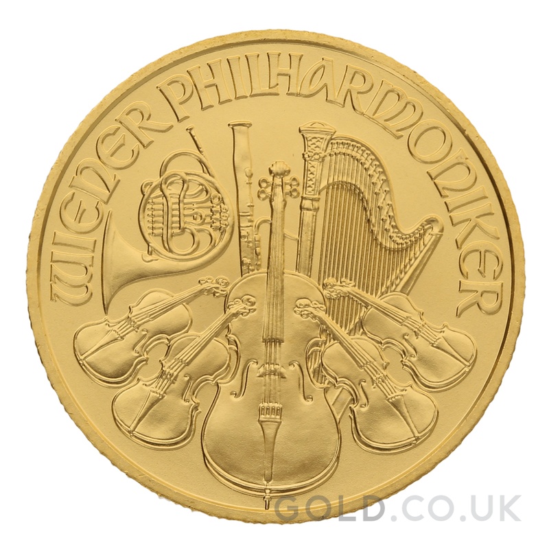 2022 1/4oz Austrian Gold Philharmonic Coin