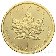 2019 Gold Canadian Maple Leaf Coin 1oz