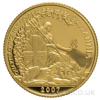 2007 Proof 1/4oz Gold Britannia Coin