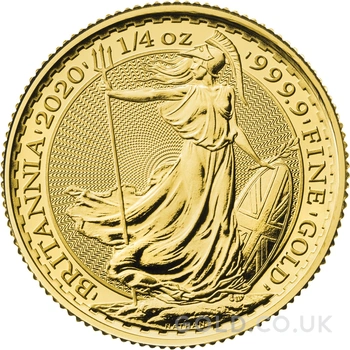 2020 1/4oz Gold Britannia Coin