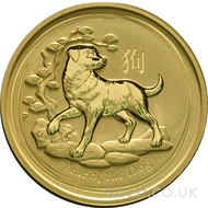 Gold Perth Mint Year of the Dog 2oz (2018)