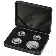 2024 4 Coin Britannia Proof Fractional Silver Set Boxed
