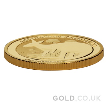 2021 1oz Australian Kangaroo Gold Nugget Coin