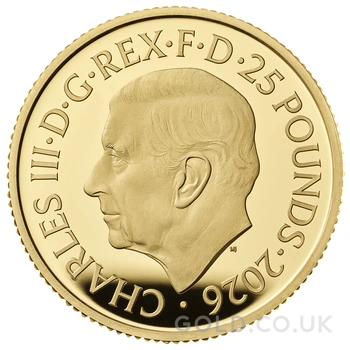 2026 Royal Mint 1/4oz Year of the Horse Proof Gold Coin Boxed