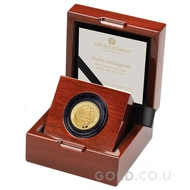 2022 Merlin Quarter Ounce Proof Gold Coin Boxed