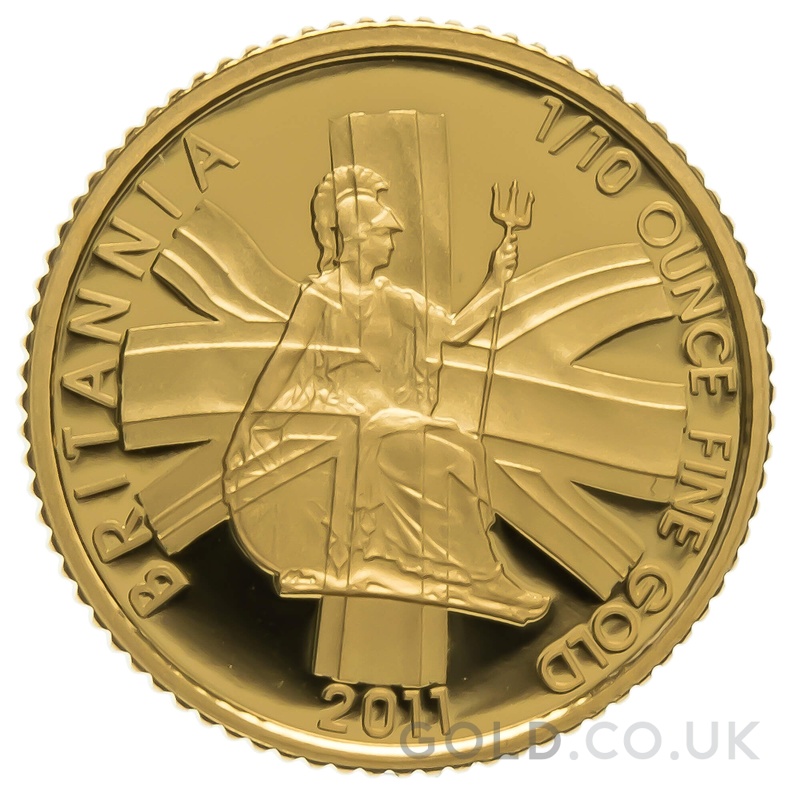 2011 Proof 1/10oz Gold Britannia Coin