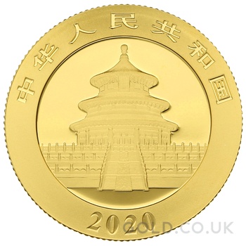 2020 8g Chinese Panda Gold Coin