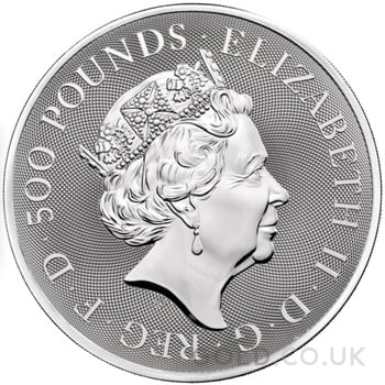 2021 1kg Queen's Beasts Completer Silver Coin