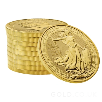 2019 Gold Britannia Coin 1oz Oriental Border