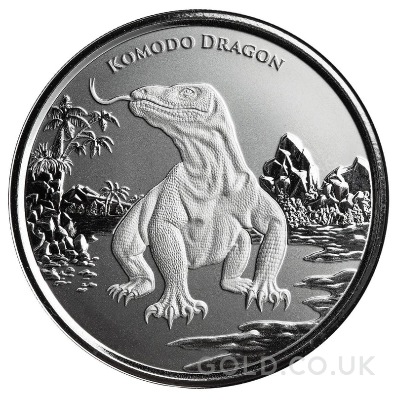 2022 Komodo Dragon 1oz Silver Coin