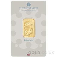 10g Britannia Minted Gold Bar