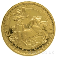 1997 1/2oz Gold Proof Britannia Coin