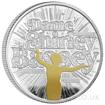 2023 Proof 1oz Shirley Bassey Silver Coin Music Legends Boxed