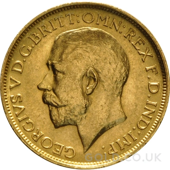 1911 Gold Sovereign Coin George V Sydney