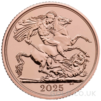 2025 £2 Coin Gold Double Sovereign - Last of the Rose Gold
