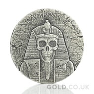 Ramesses II (after Death) 2-Ounce Silver Coin (2017)