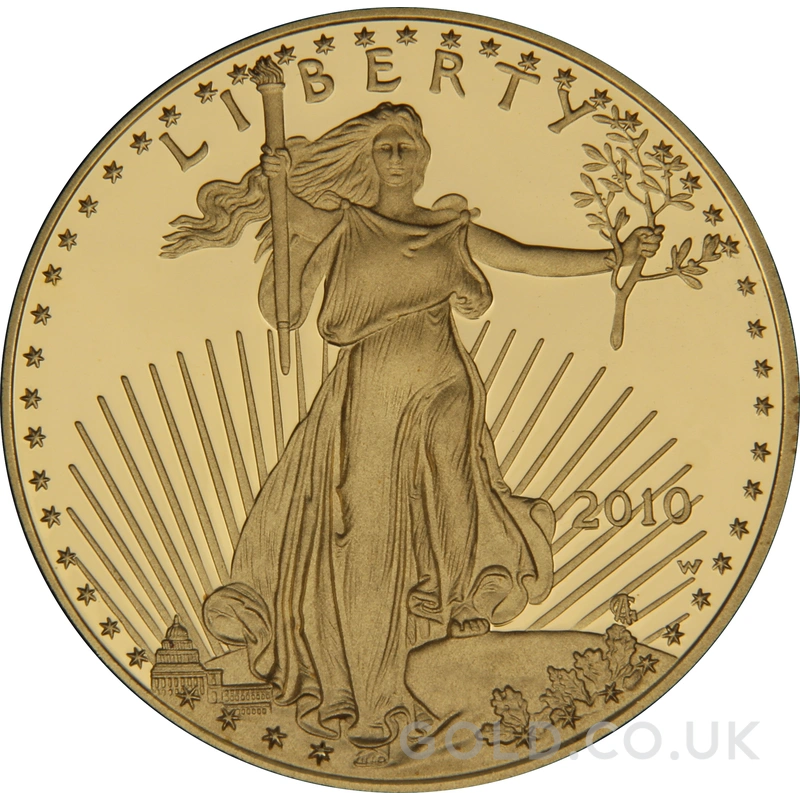 2010 Proof American Eagle Gold Coin 1oz