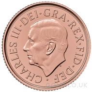Gold Sovereign Coin King Charles III