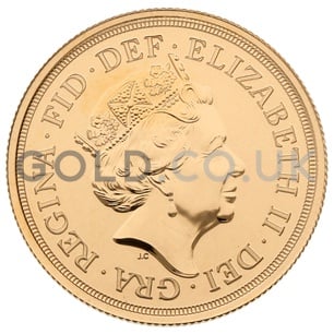 Elizabeth II Fifth Head Gold Sovereign in Gift Box