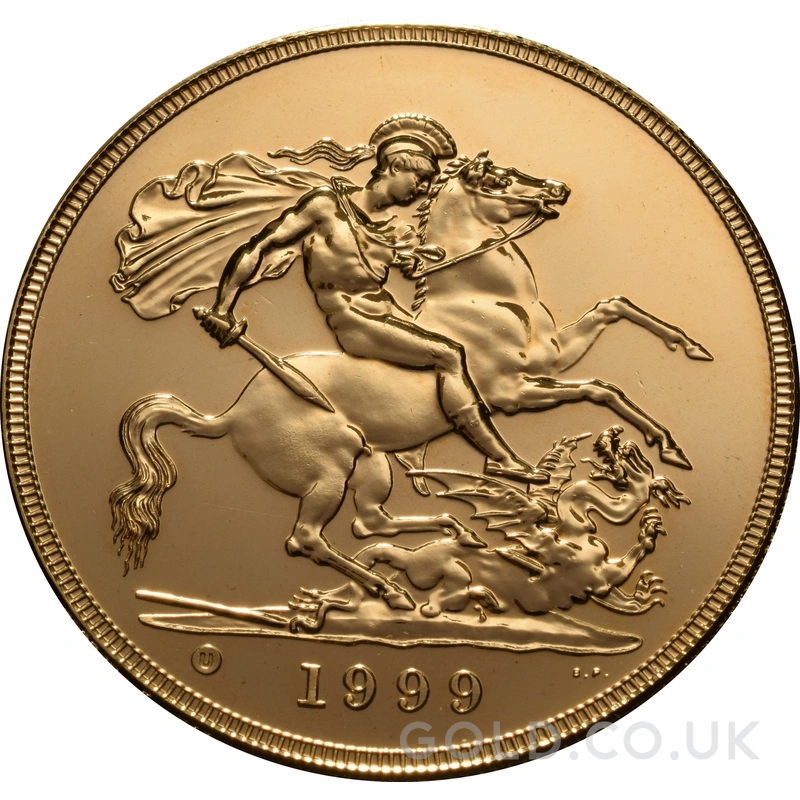 1999 Gold £5 Coin Quintuple Sovereign
