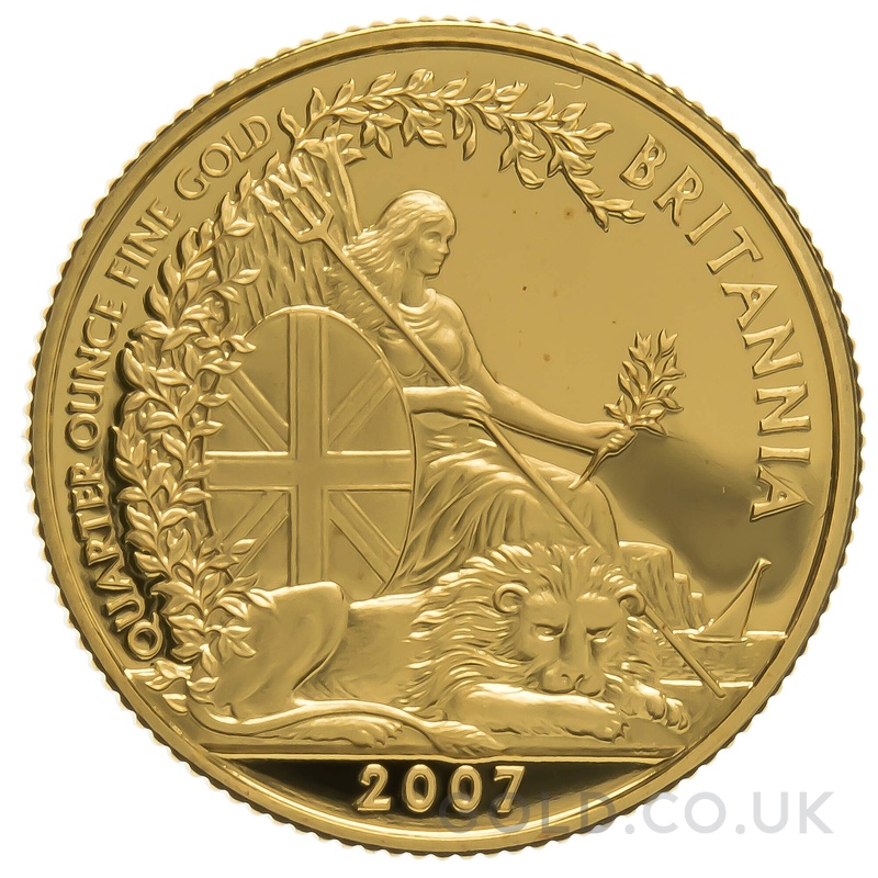 2007 Proof 1/4oz Gold Britannia Coin