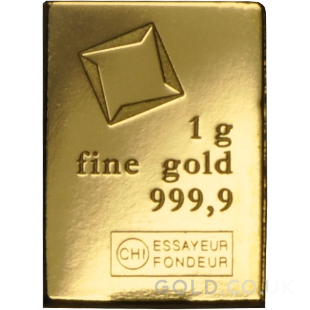 1g Gold Bar CombiBar