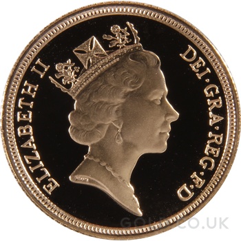 1985 Proof Gold Sovereign Boxed