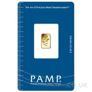 1g PAMP Rosa Gold Bar