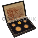 Gold Proof Sovereign Four Coin Boxed Set (2000)