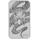 2025 Dragon 1oz Rectangular Silver Coin/Bar